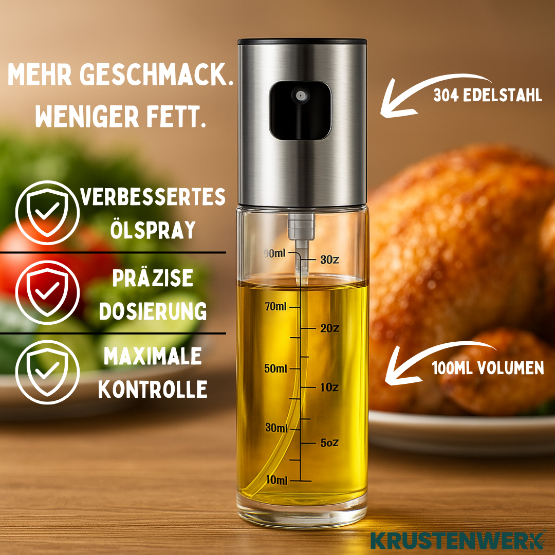 ölflasche spray
2 kalorien öl spray
ölspray zum kochen
